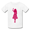 Kid's Unisex T-Shirt - Michelle - white