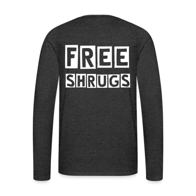 Free Shrugs Long Sleeve - charcoal grey