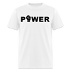 Unisex T-Shirt - Power - white