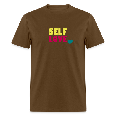 Unisex T-Shirt - Self Love - brown