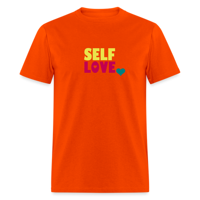 Unisex T-Shirt - Self Love - orange