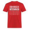 Unisex T-Shirt - Thankful - red