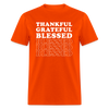 Unisex T-Shirt - Thankful - orange